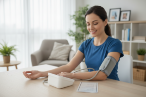 Leia mais sobre o artigo Passo a Passo Infalível Para Medir a Pressão com Aparelho Digital em Casa: Evite Erros Críticos que Geram Falsos Diagnósticos Perigosos